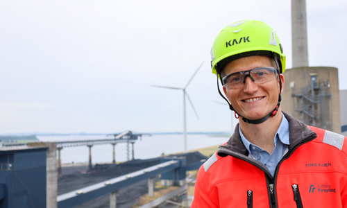 Toke Kjær Christensen har påbegyndt en spændende erhvervs-ph.d. med fokus på fjernvarme, PtX og sektorkobling.